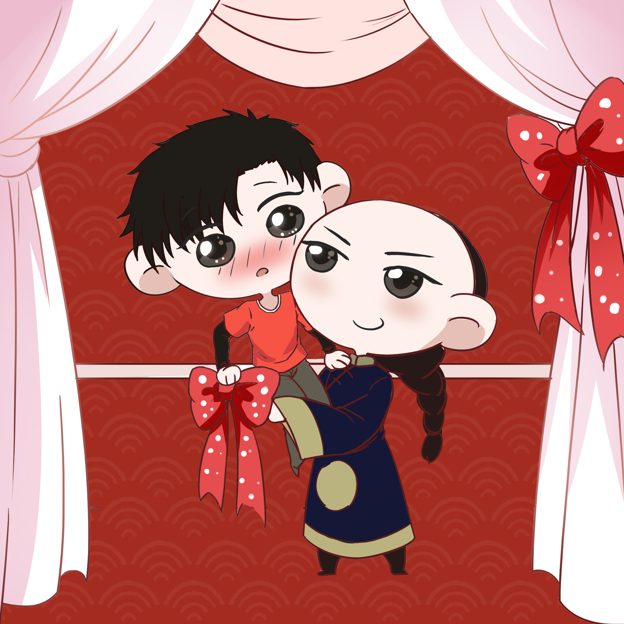 谷围南亭,霆影大婚