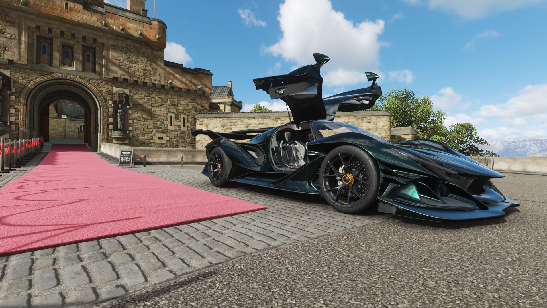 发点地平线4的车图吧 图车为阿波罗ie18 棱角分明真的是超帅的.