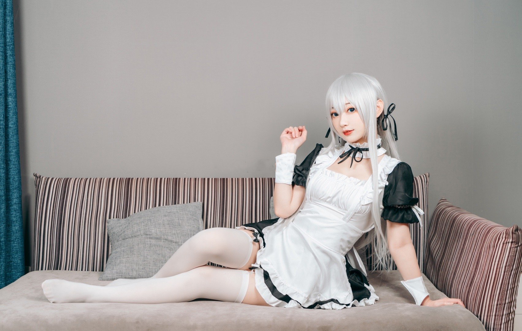 桃墨春日野穹cosplay2