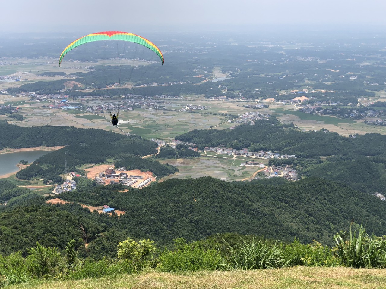 汨罗智峰山滑翔