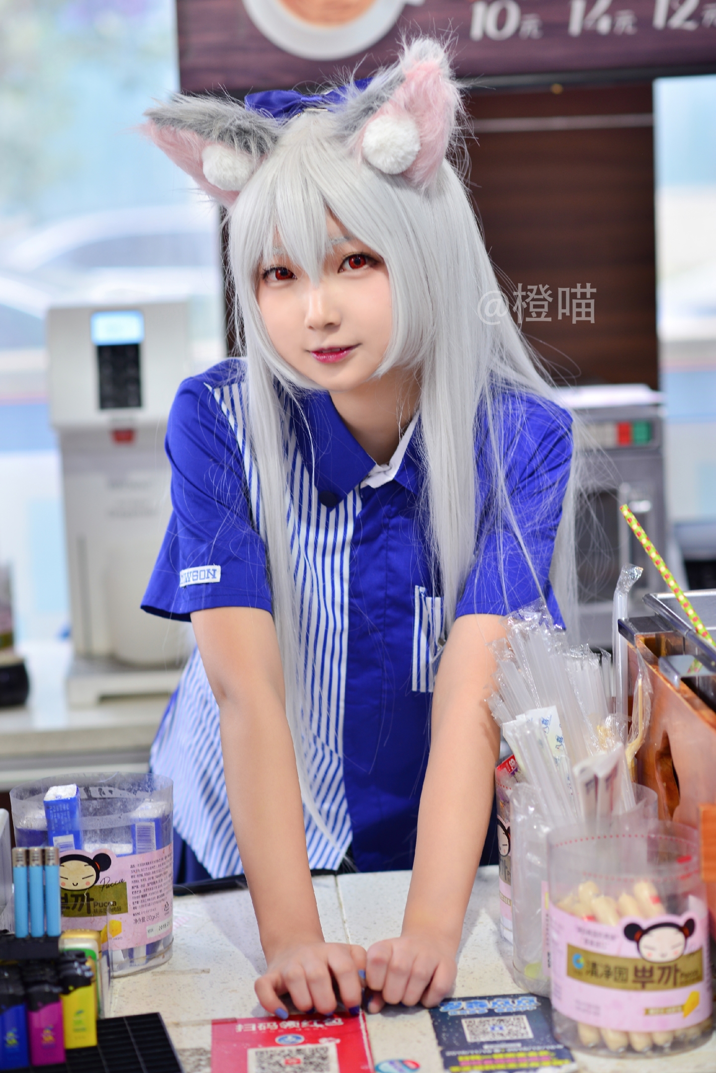 橙喵碧蓝航线夕立cosplay5