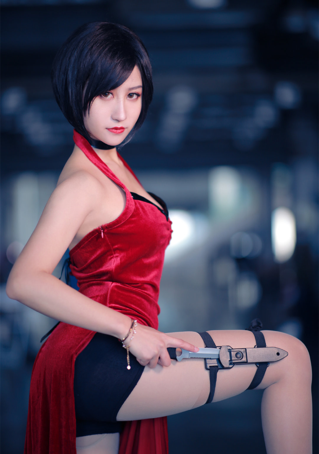 Vv子教授生化危机艾达王CosPlay7