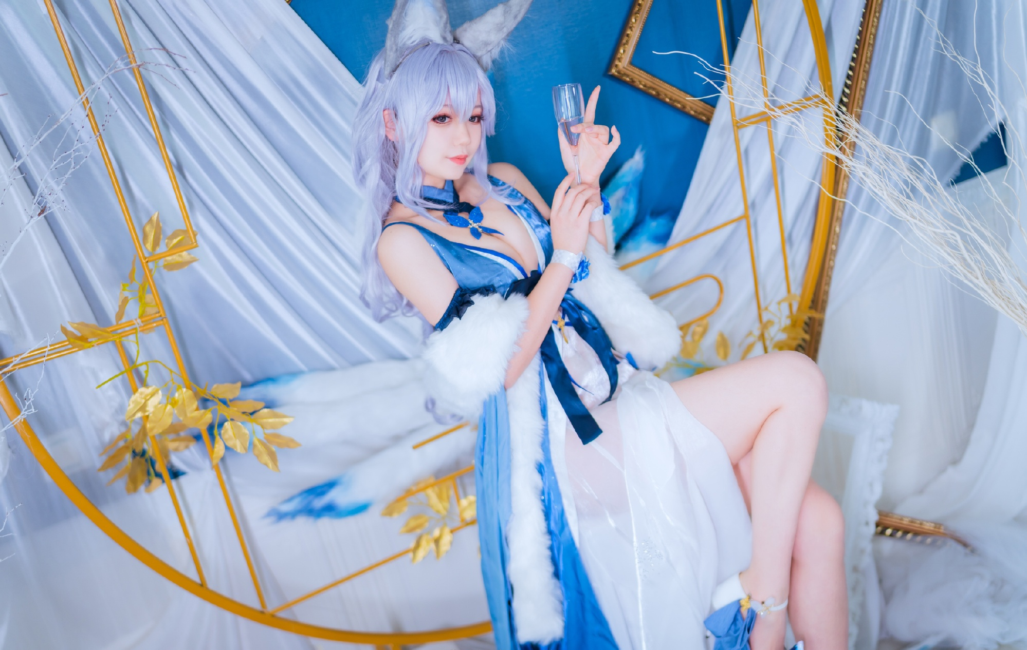 安缇兔碧蓝航线信浓胧月十夜cosplay5