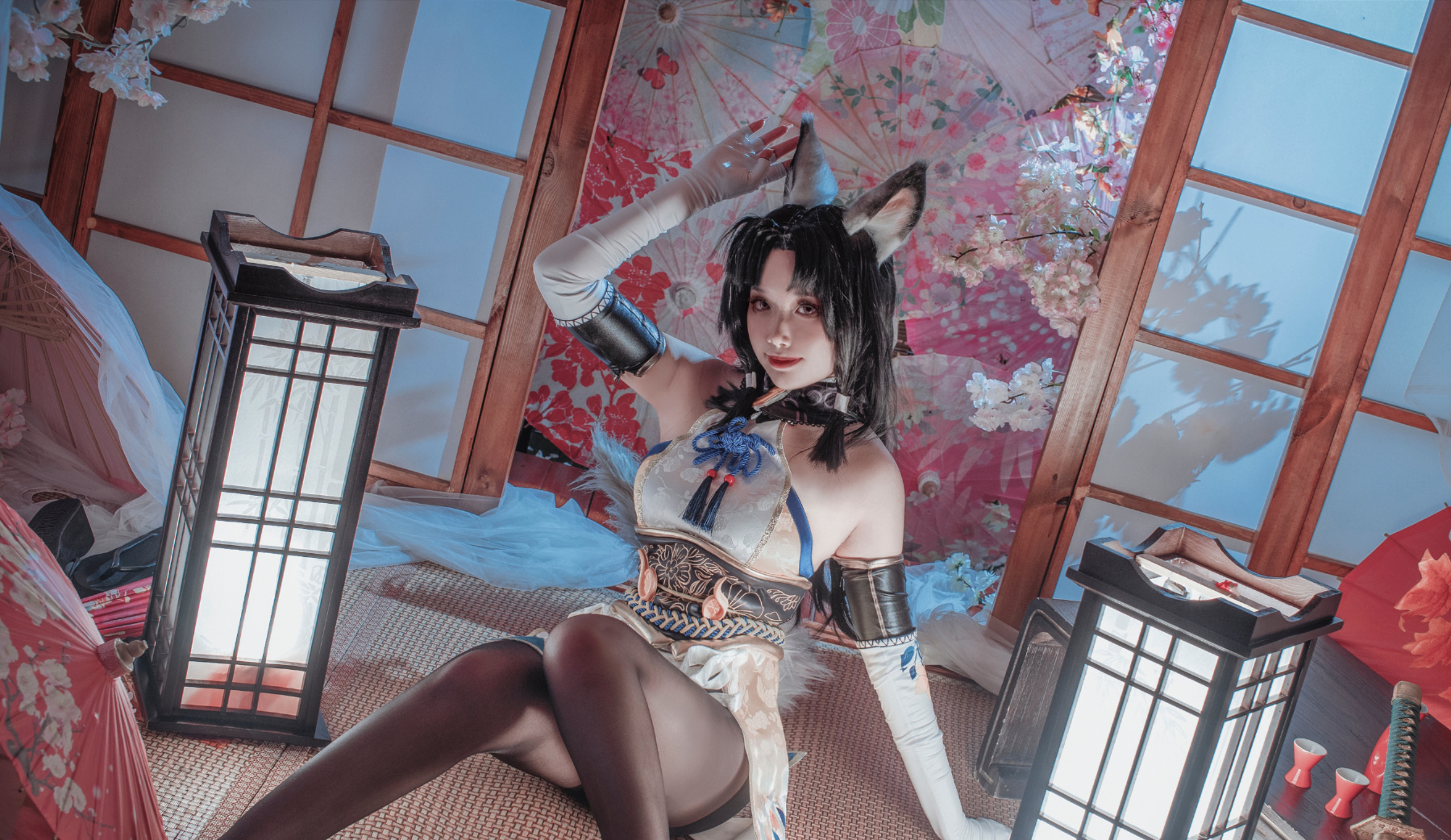 玥颜queen永劫无间胡桃御宅花织cosplay8