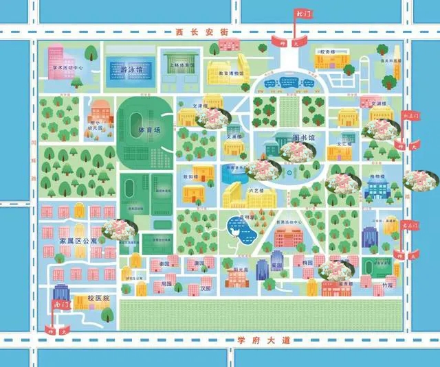 最近学校里的石楠花开啦[doge],送上避"楠"地图,帮助闪star挺过"多灾