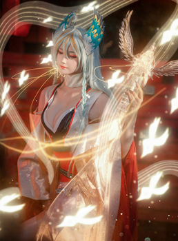 露兒大魔王Cosplay阴阳师紧那罗