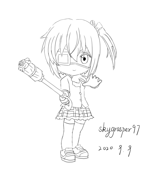 描的图,寿屋cu-poche小鸟游六花.