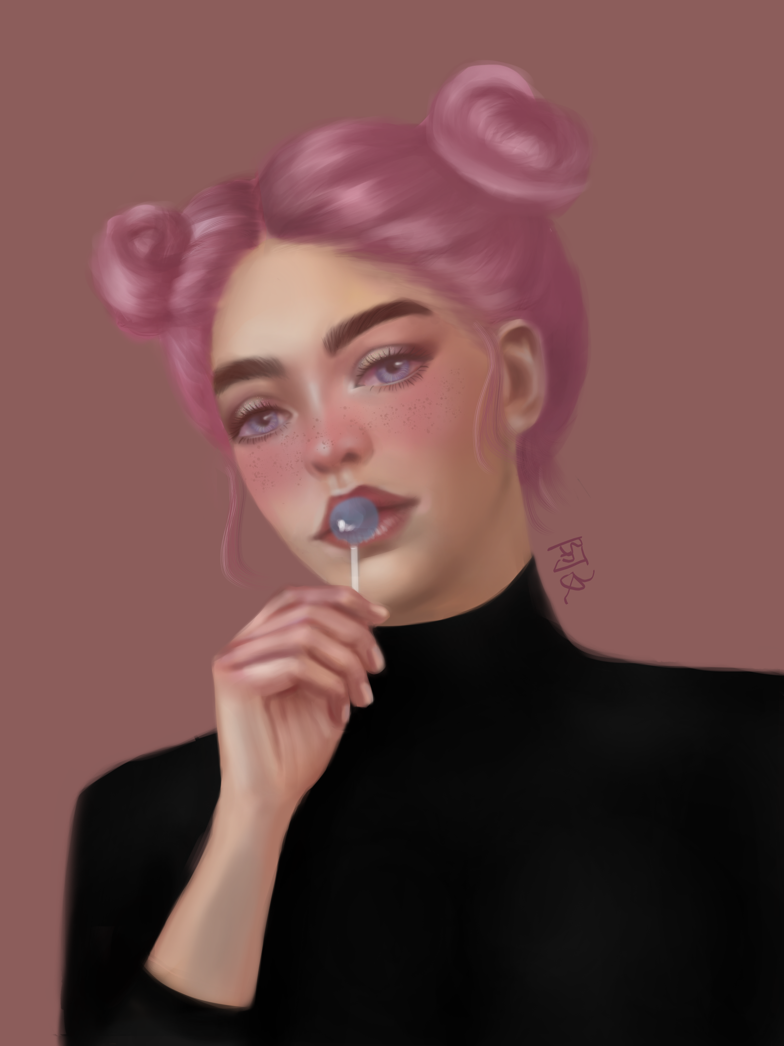 参考素材来自网络,上传作品为本人绘制