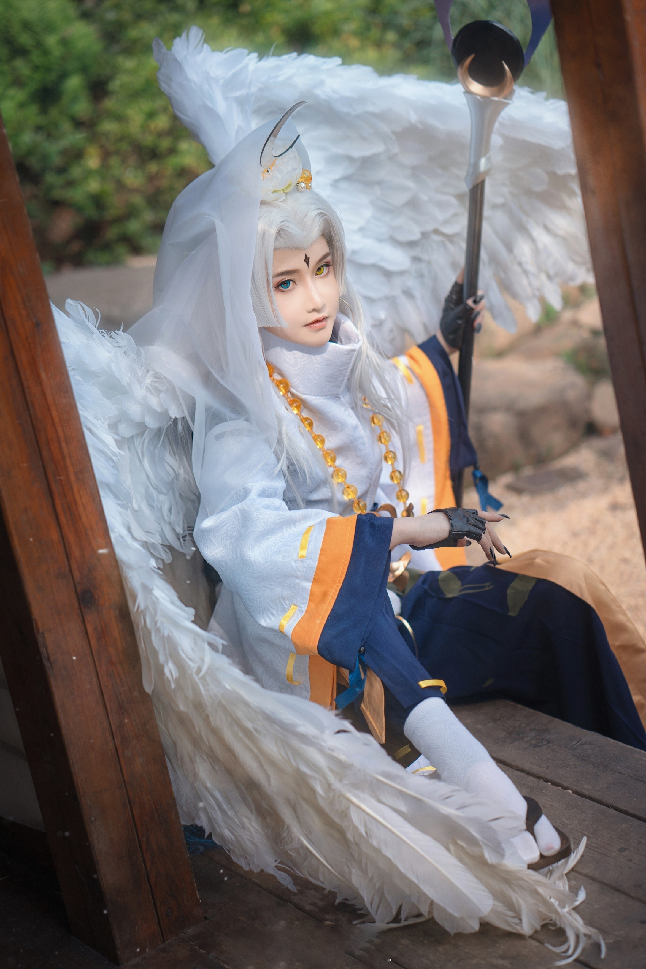 露兒大魔王阴阳师少羽大天狗Cosplay7