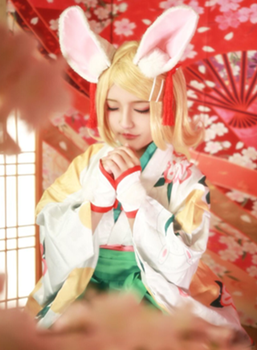 苡眠Vsinger镜音铃Cosplay