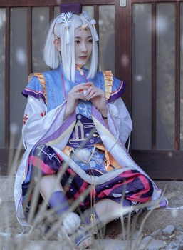 桃墨舒格Cosplay阴阳师雪童子雪女