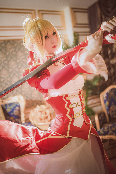 叶子FATE尼禄Cosplay7