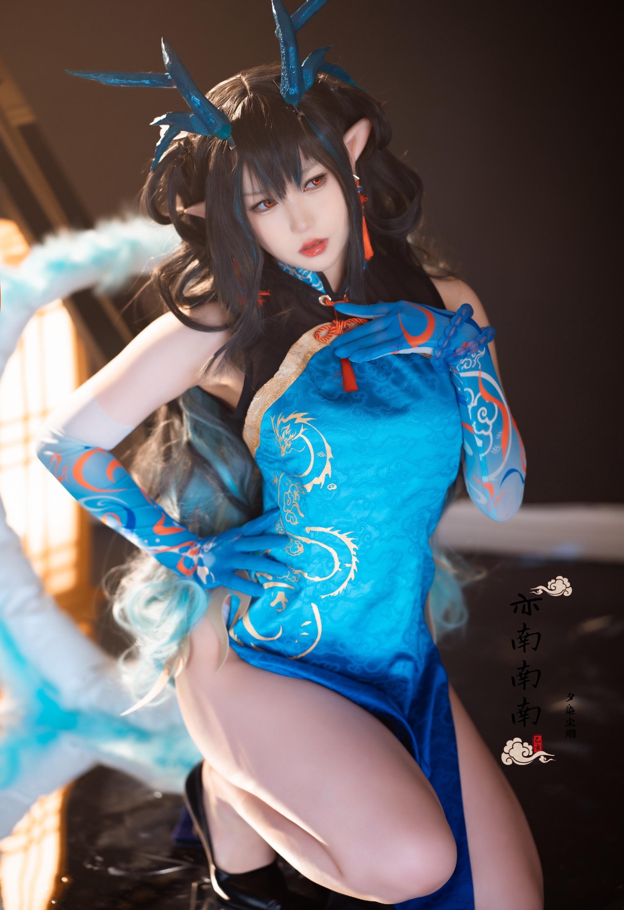 亦南南南明日方舟夕CosPlay5