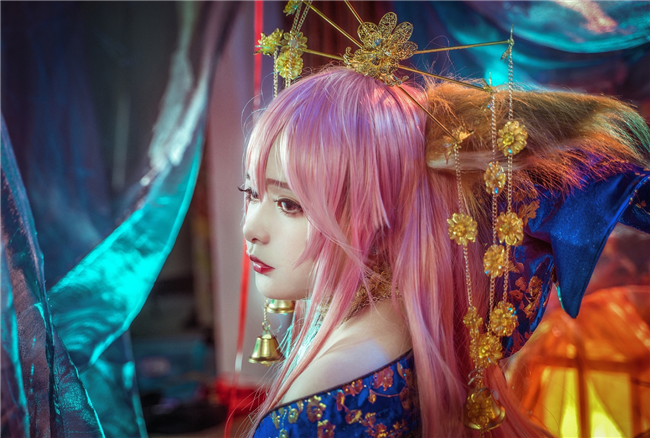 落落FGO玉藻前满破Cosplay7