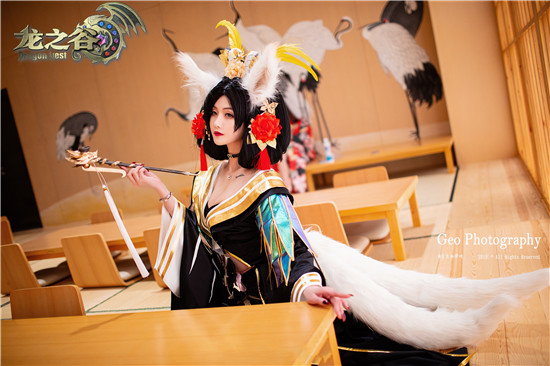 露兒大魔王龙之谷华兰大人cosplay6