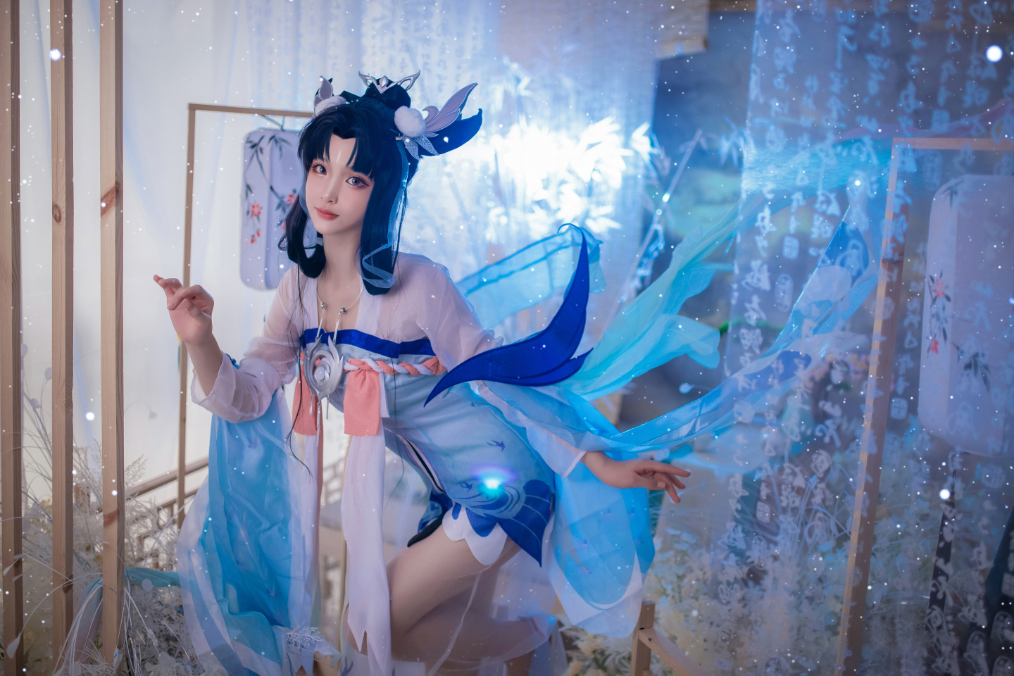 画晴王者荣耀嫦娥如梦令cosplay5