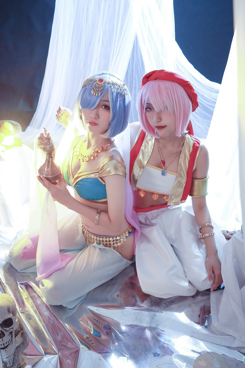 叶唯唯星辰拉姆蕾姆阿拉伯之夜Cosplay1