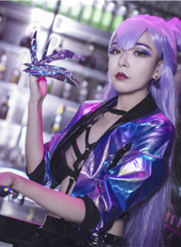 ShiQi十七骷英雄联盟KDA伊芙琳CosPlay