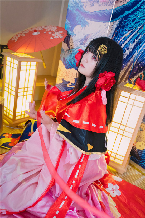 樱酱阴阳师樱花妖桃花妖Cosplay4