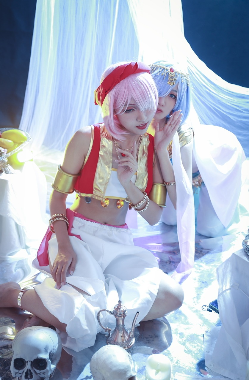 叶唯唯星辰拉姆蕾姆阿拉伯之夜Cosplay5