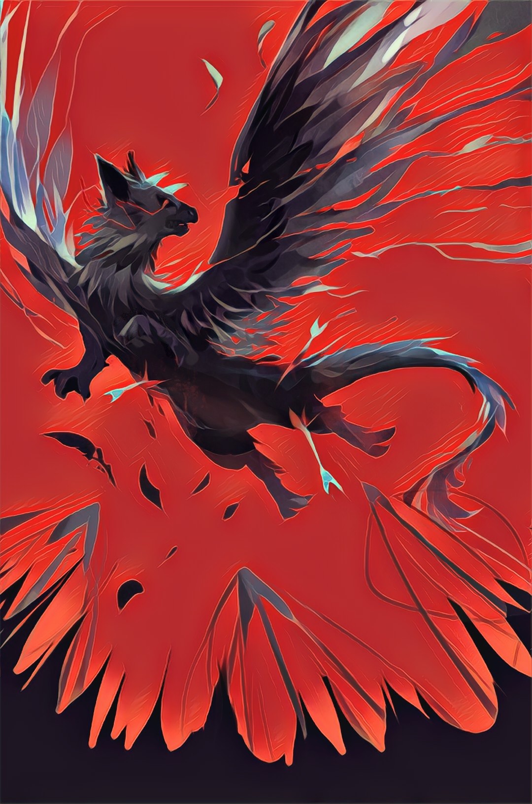 最后的守护者##食人的大鹫##绘画##板绘#  上次的灵魂作画细修一下