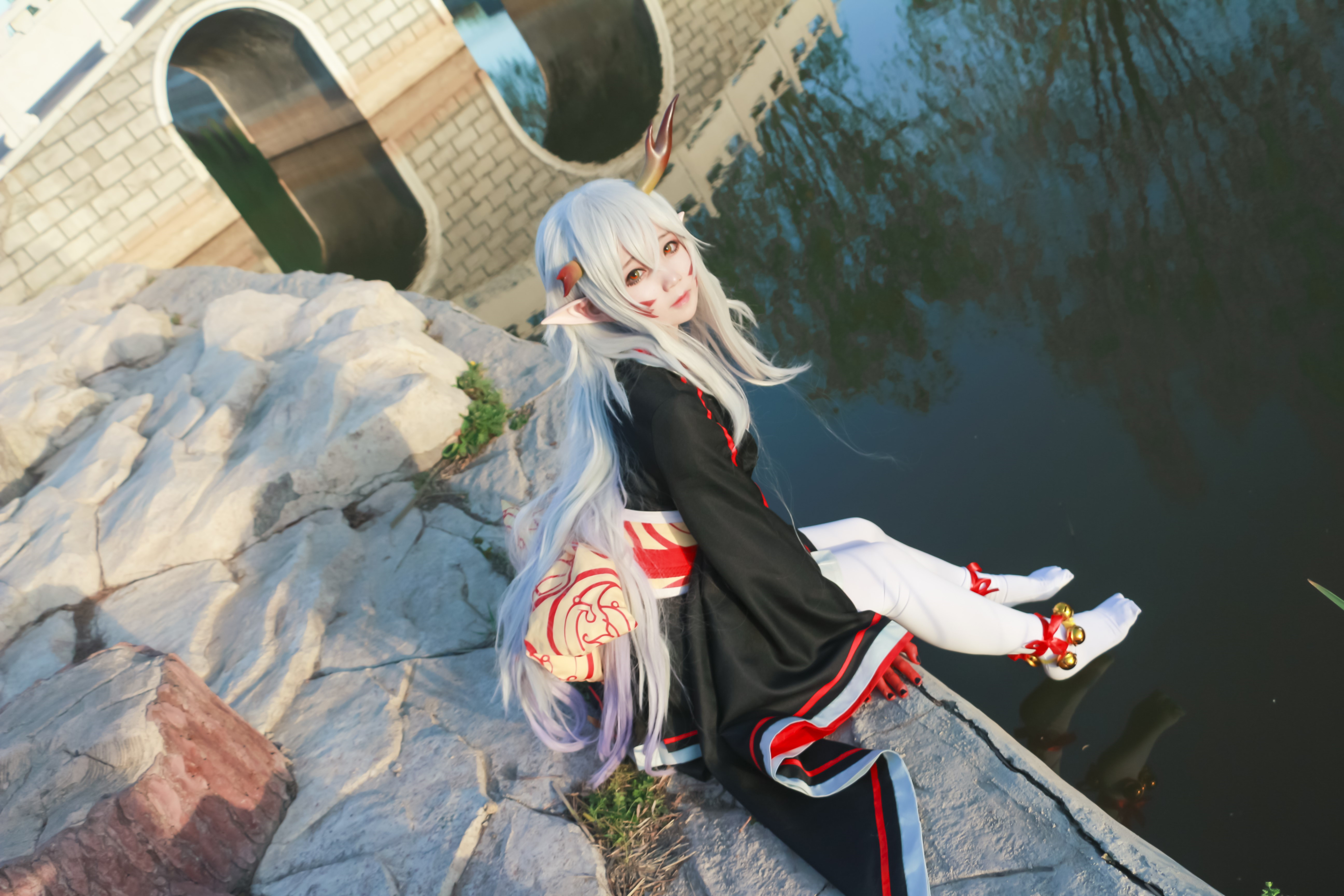 阴阳师女体化茨木童子cos