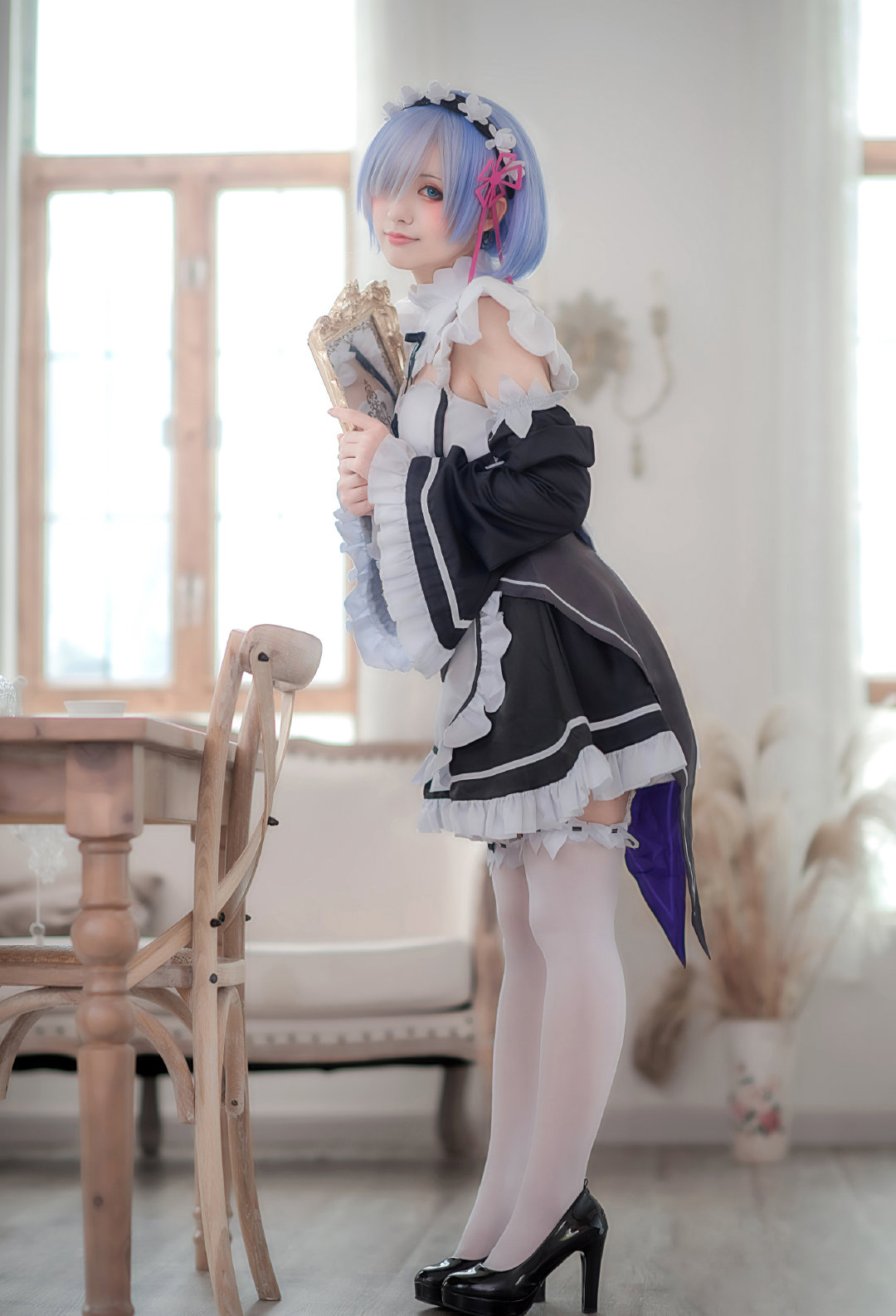 外星嫣子_Yan从零开始的异世界生活蕾姆cosplay3