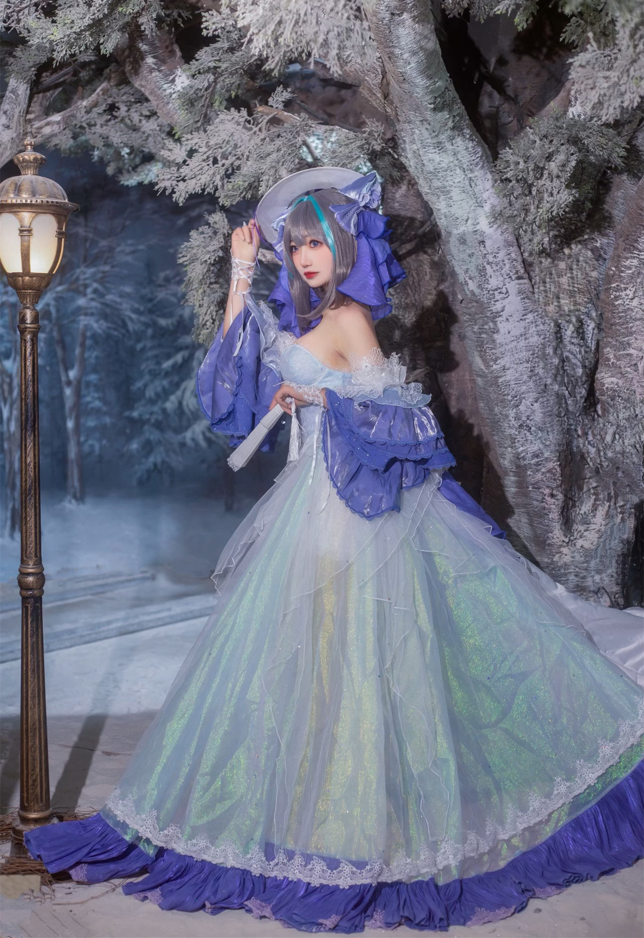 Niki又困了碧蓝航线柴郡冰雪公主cosplay1