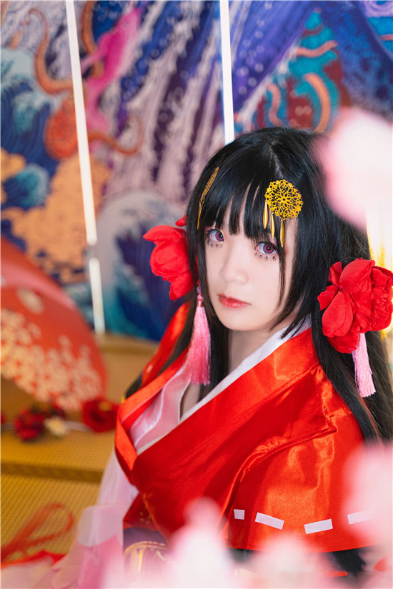 樱酱阴阳师樱花妖桃花妖cosplay6