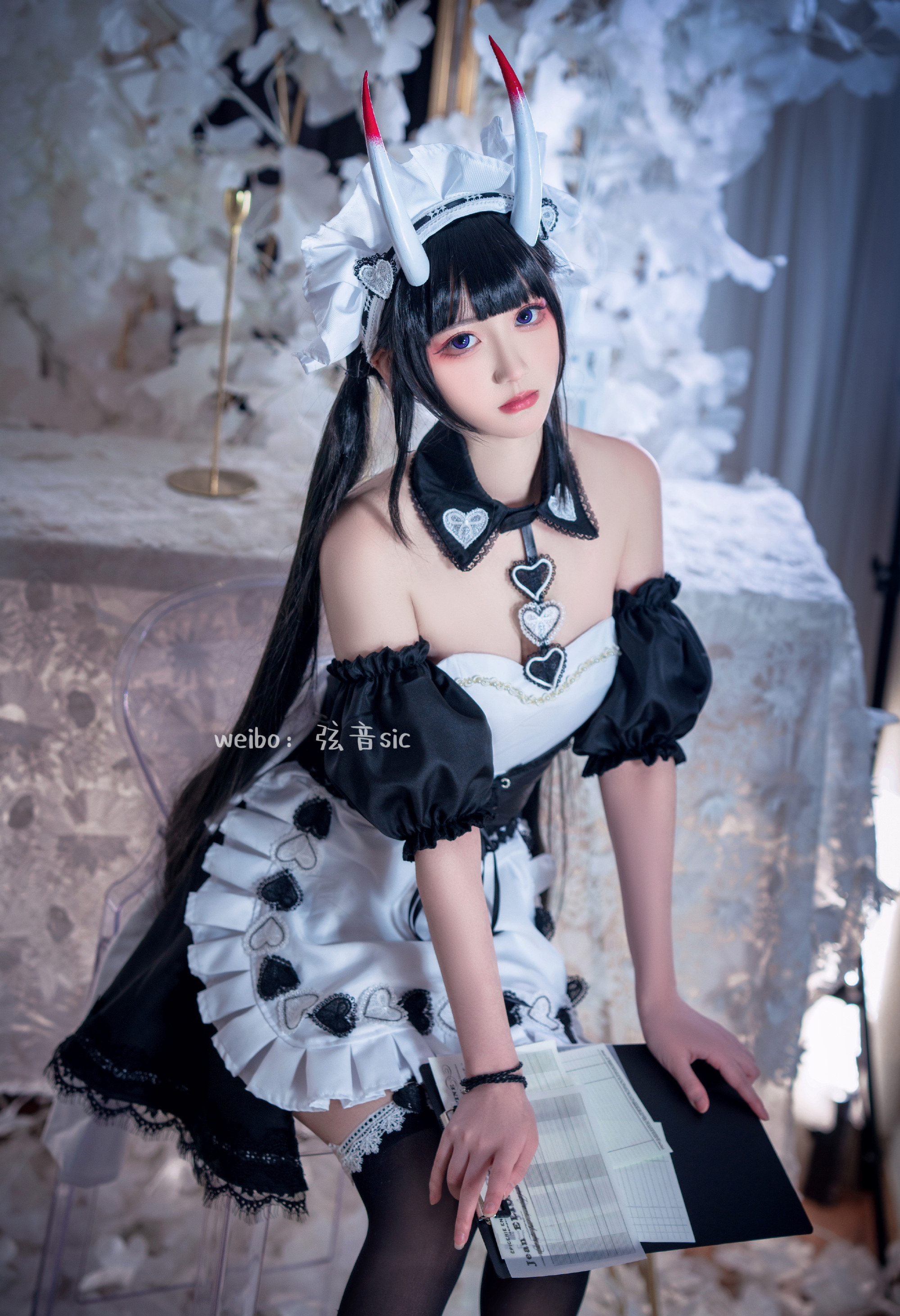 弦音sic能代貅女仆cosplay2