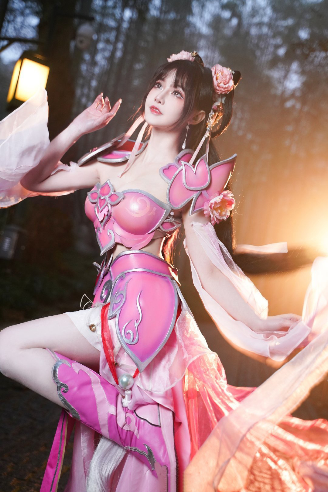 露兒大魔王蜀门手游百花cosplay3