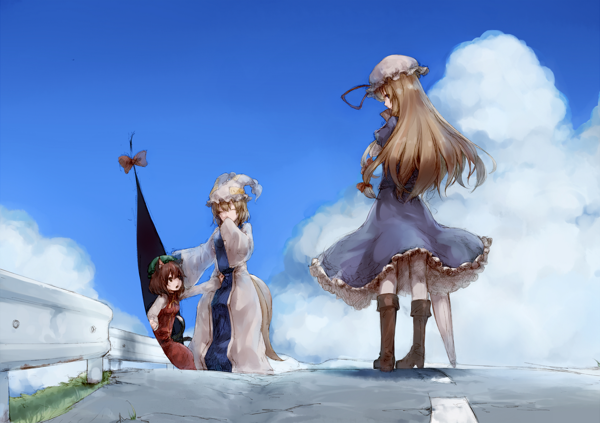 東方project# #東方趣圖# #東方美圖# #繪畫# #八雲紫# #八雲藍