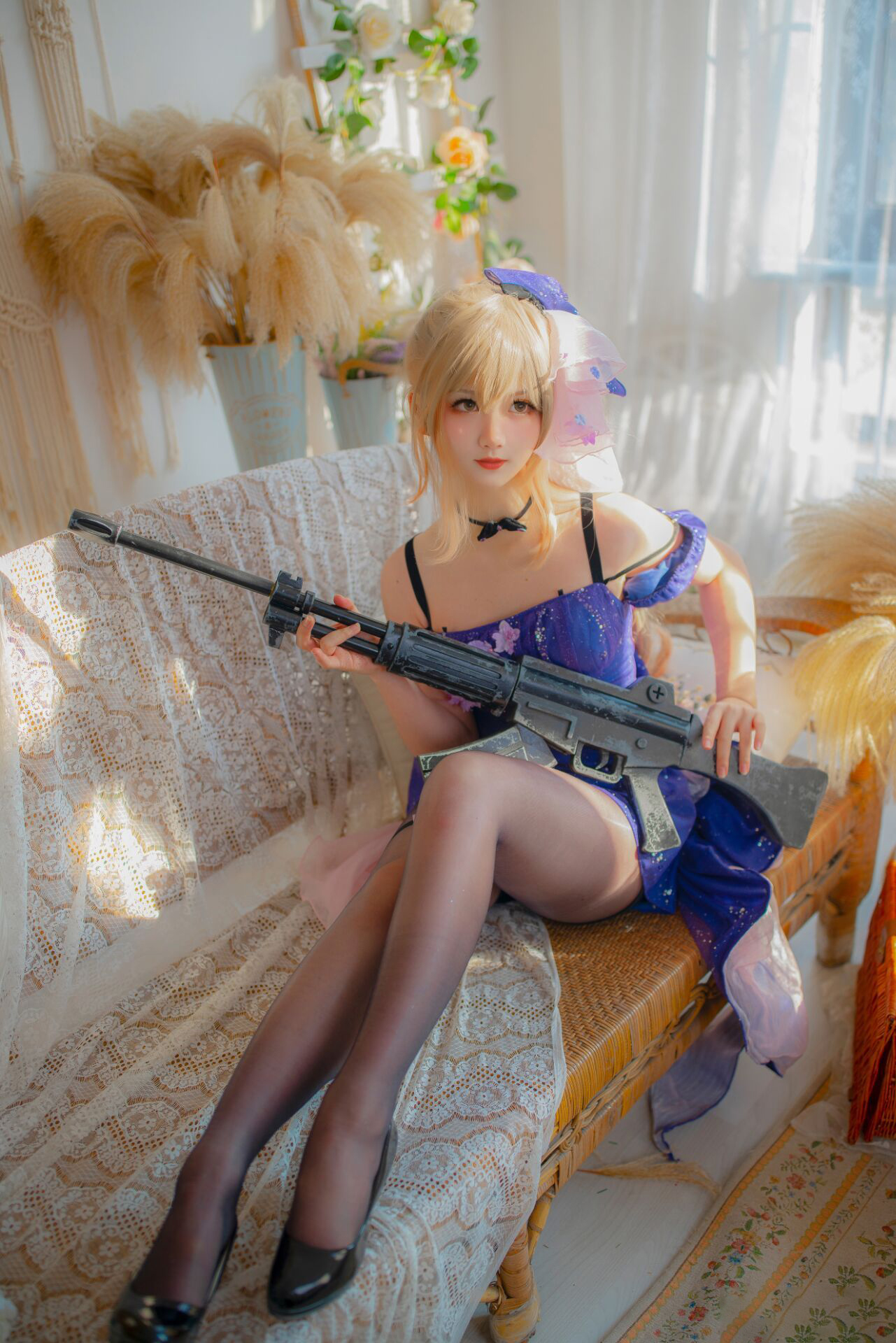 Li画晴少女前线K2黎明之前cosplay6