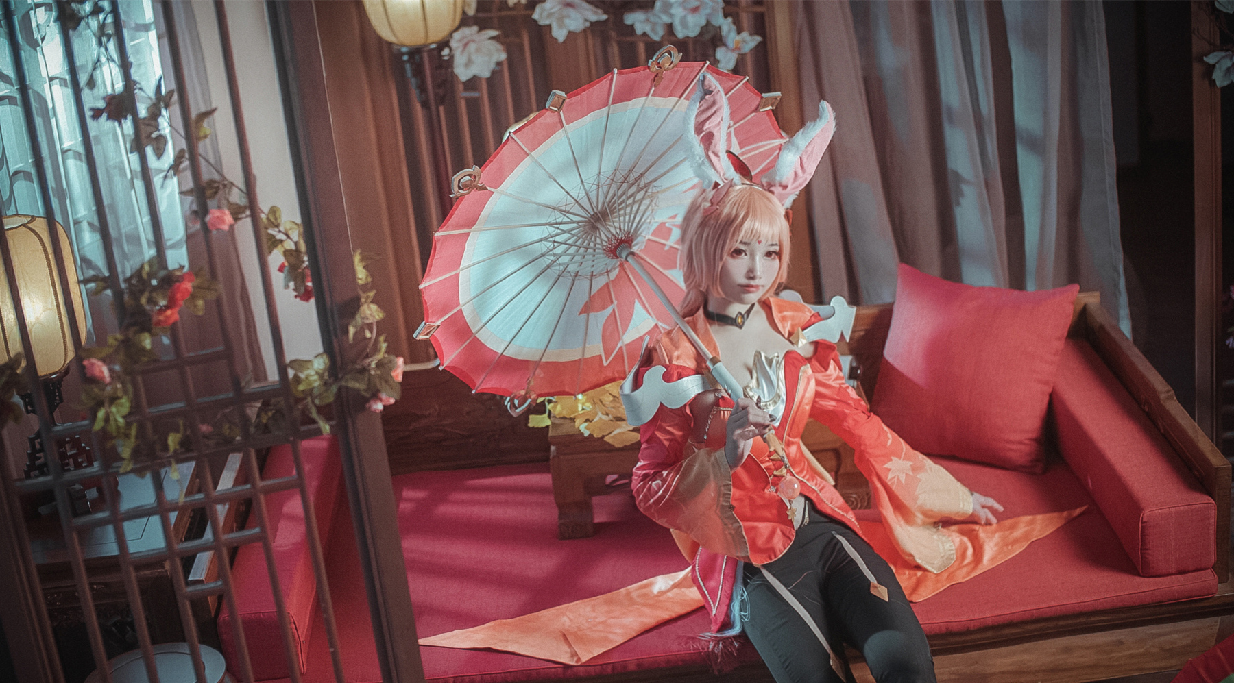 玥颜Queen王者荣耀公孙离原皮Cosplay6