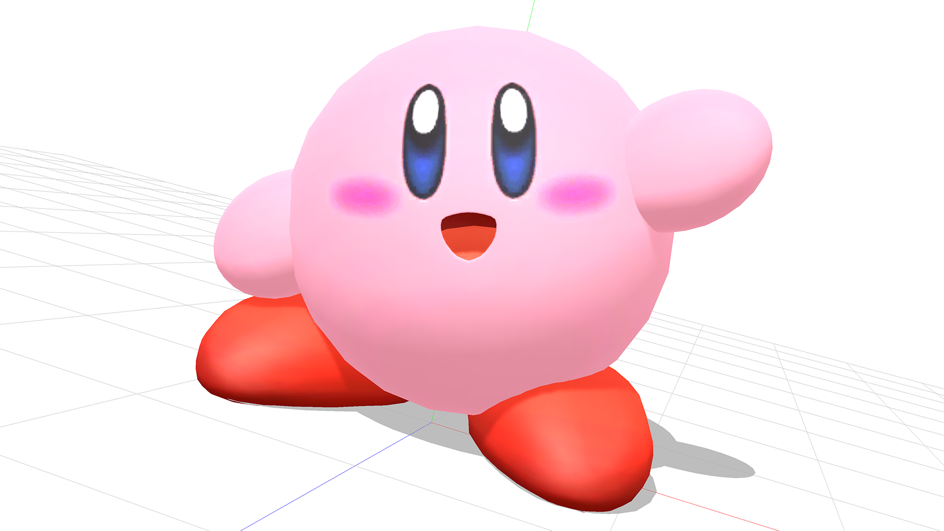 星之卡比# 摸鱼 大乱斗dx/x的卡比模型