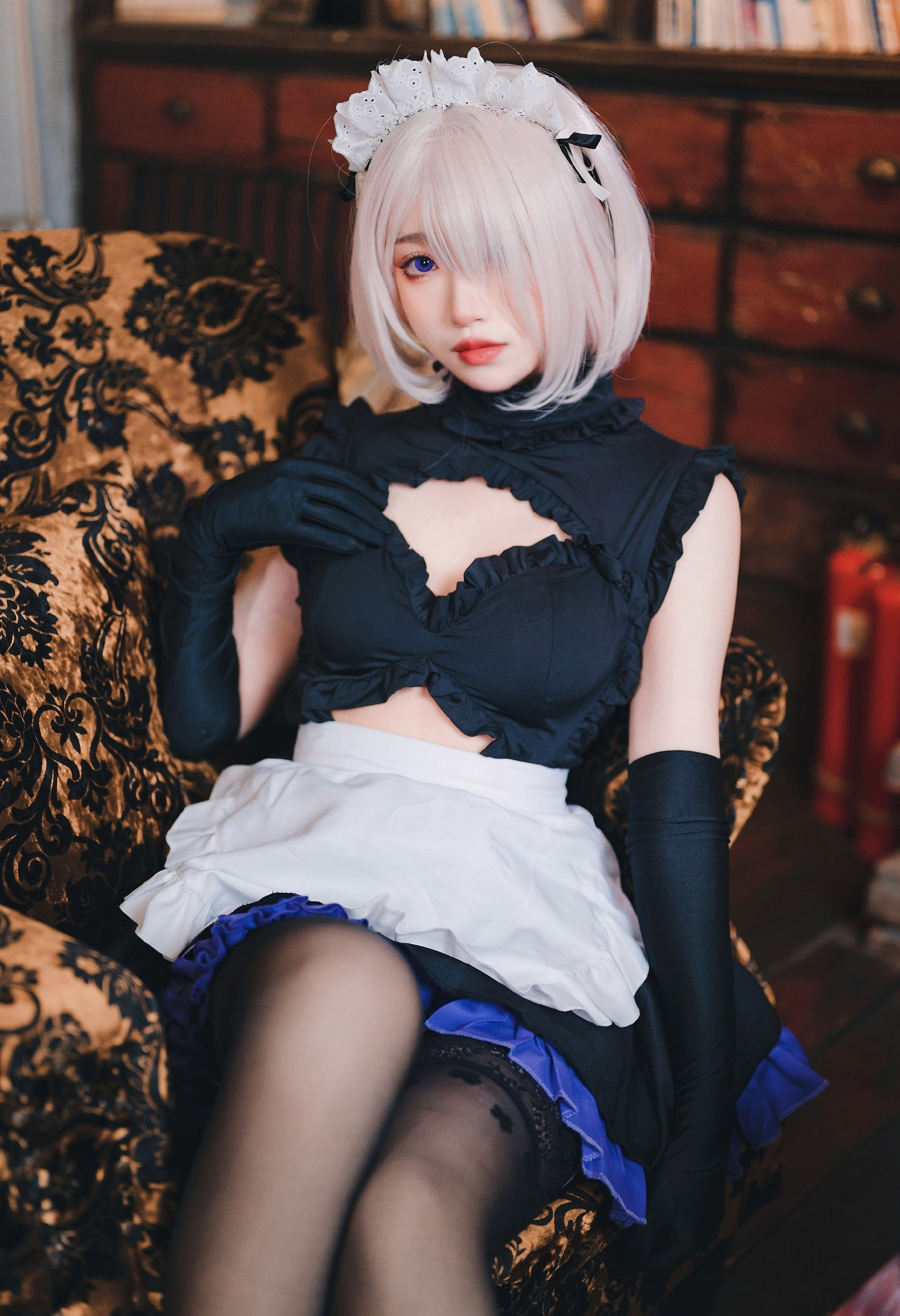 橙橙子I女仆玛修Cosplay4