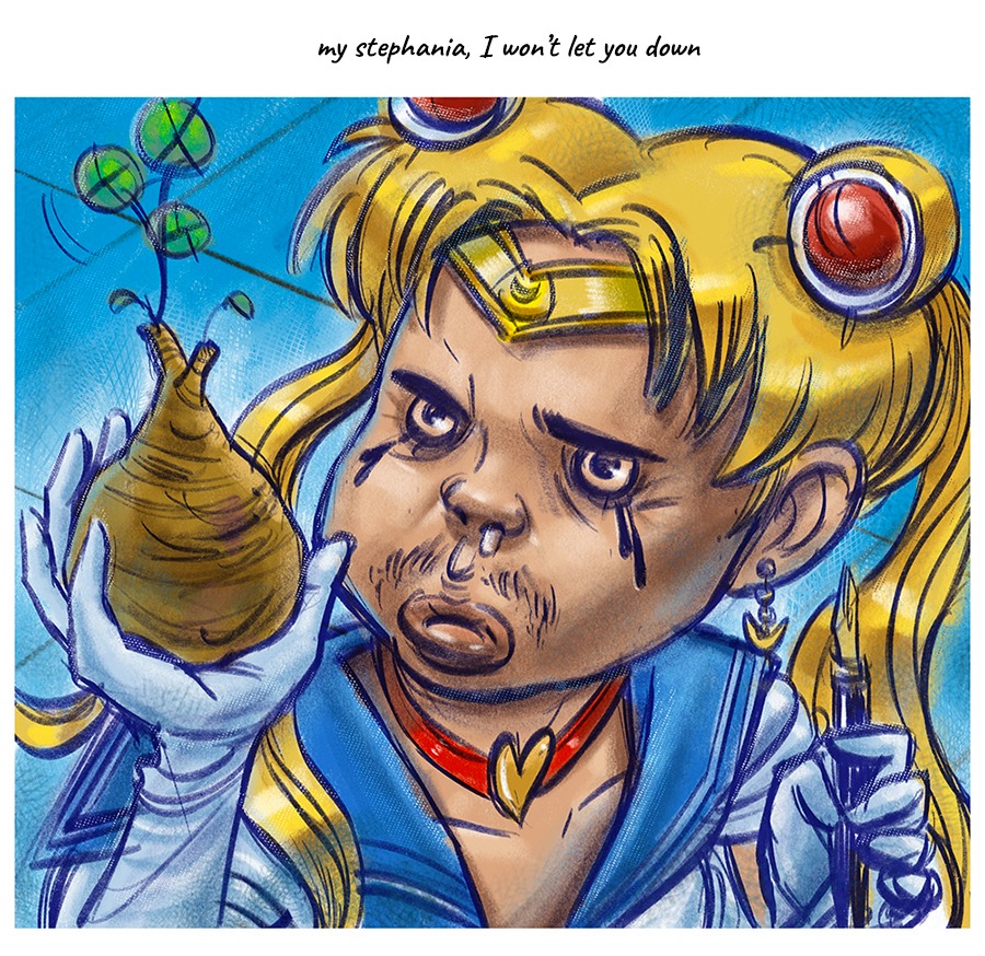 重画美少女战士挑战!