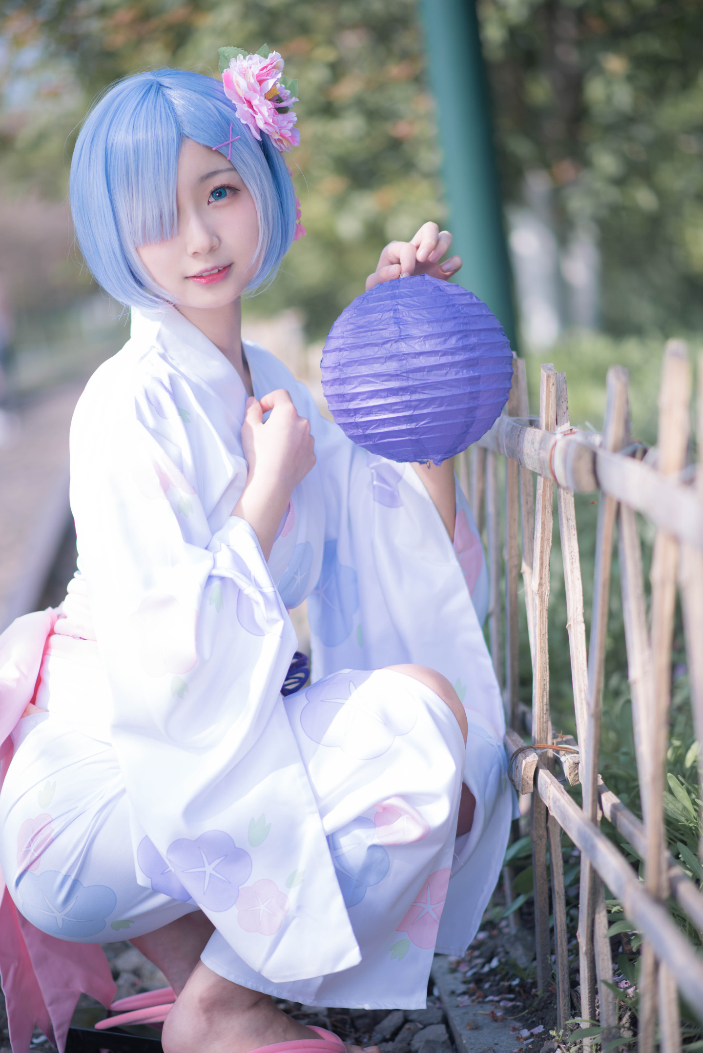 橙喵从零开始的异世界生活雷姆cosplay5