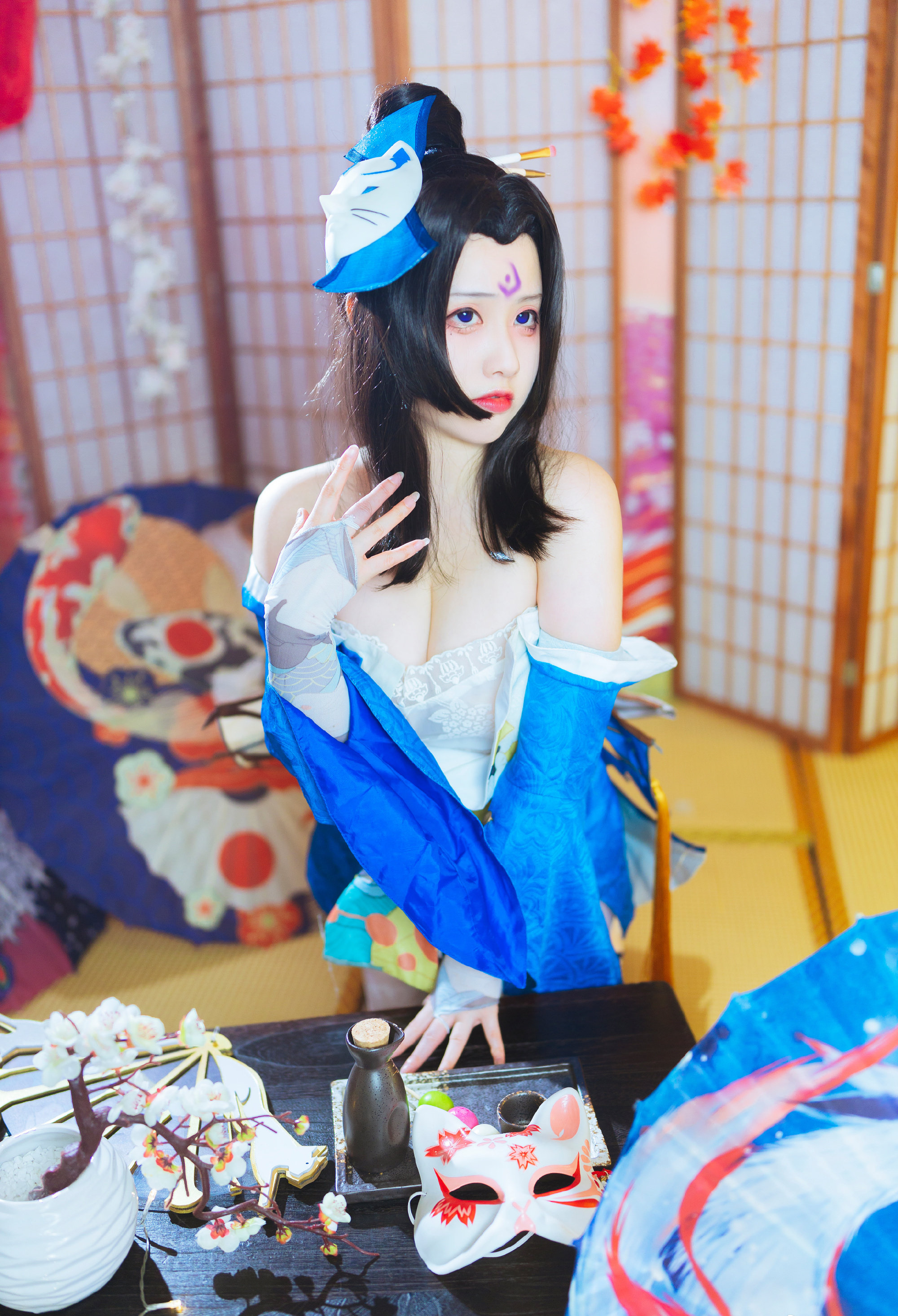 若美样王者荣耀不知火舞魅语cosplay2