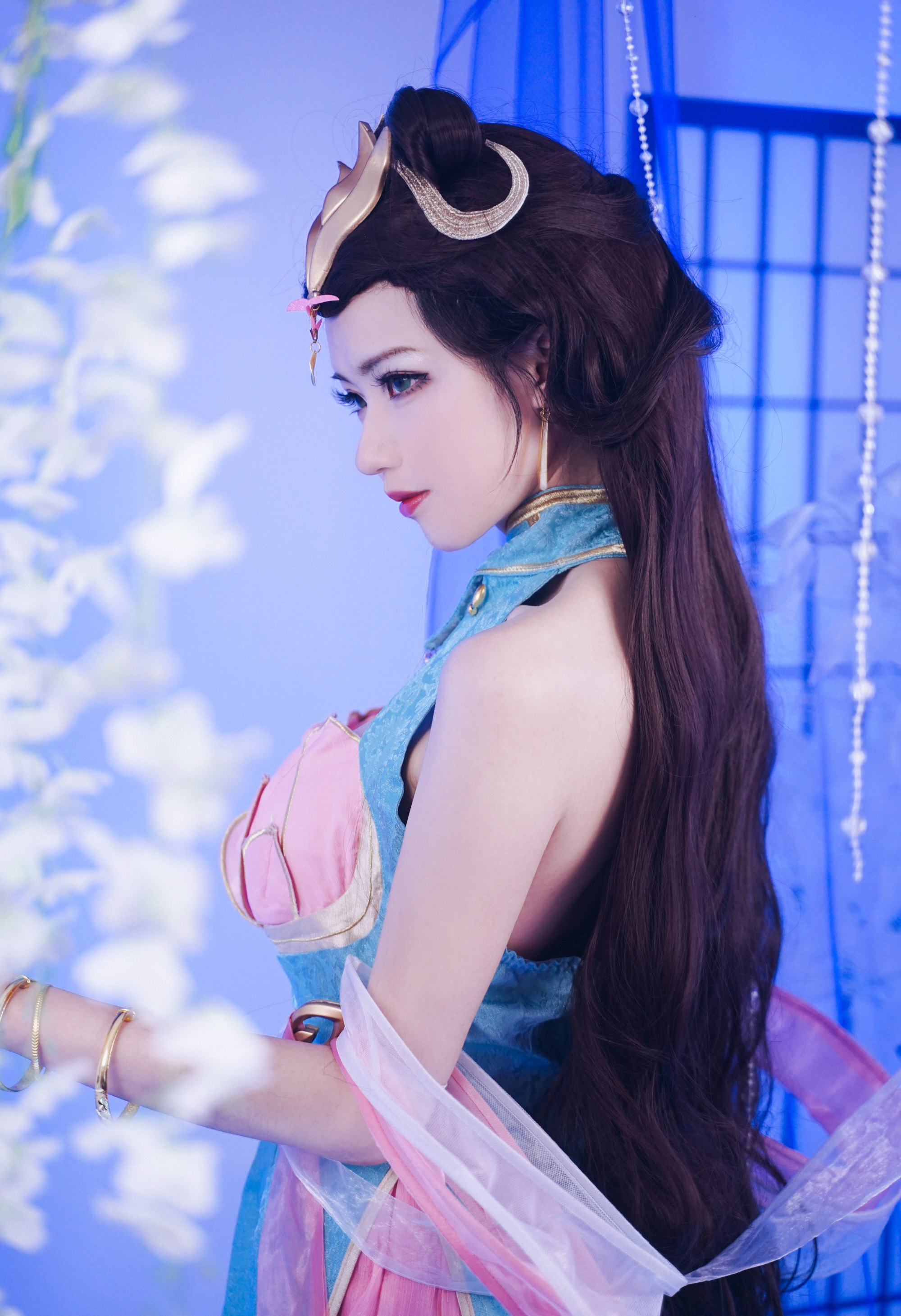 北阑尽夏玉环旗袍cosplay8