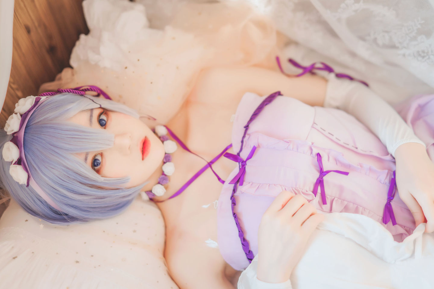 桜桃喵从零开始的世界蕾姆CosPlay8