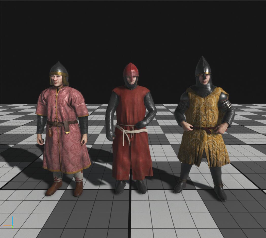 三家的"罩袍链甲"你们比较喜欢哪一家,告诉我为什么[doge]