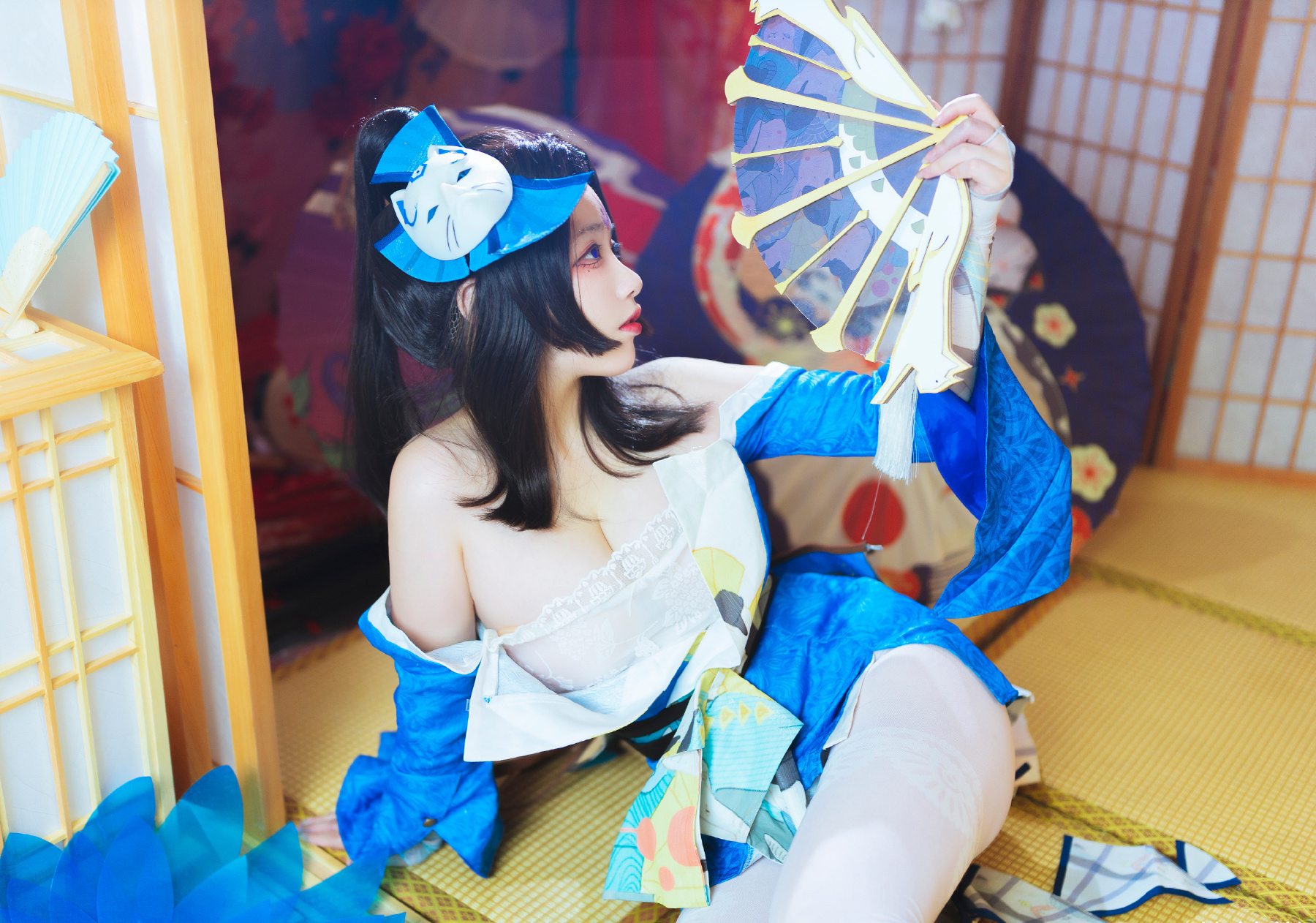 若美样王者荣耀不知火舞魅语cosplay6