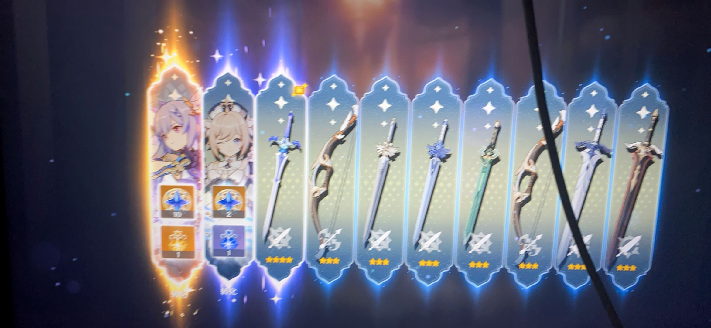 人和人的欧气不能一概而论 我曾在极度愤怒的情况下又抽出了五星#原神