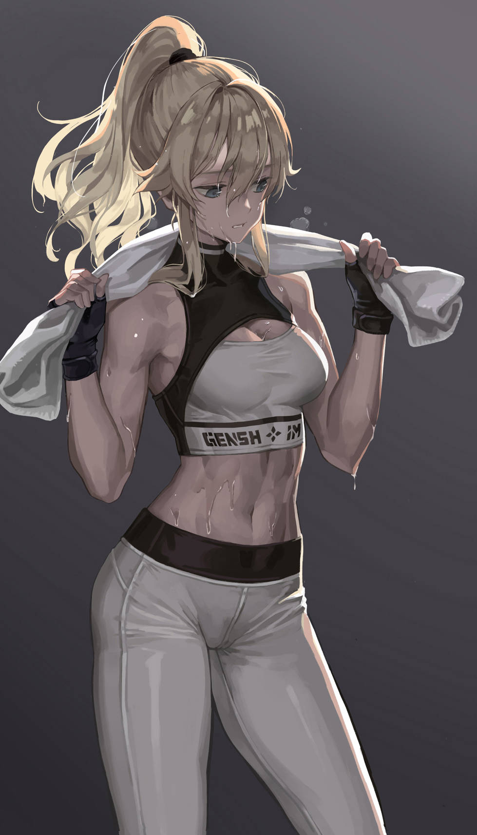 肌肉金轮,肌肉琴[抠鼻] #肌肉金轮##原神##二次元美图