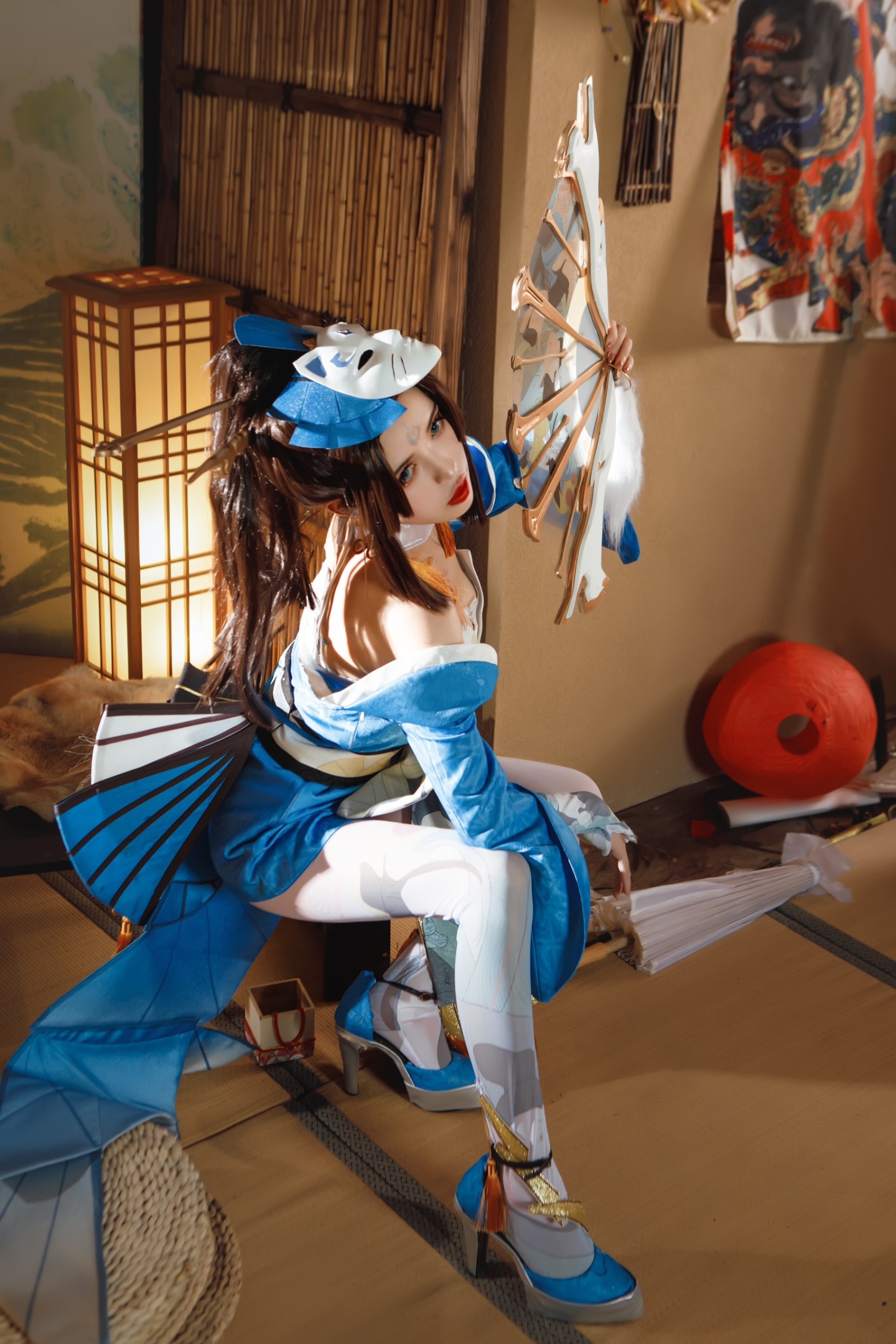 阿柒王者荣耀不知火舞魅语CosPlay4