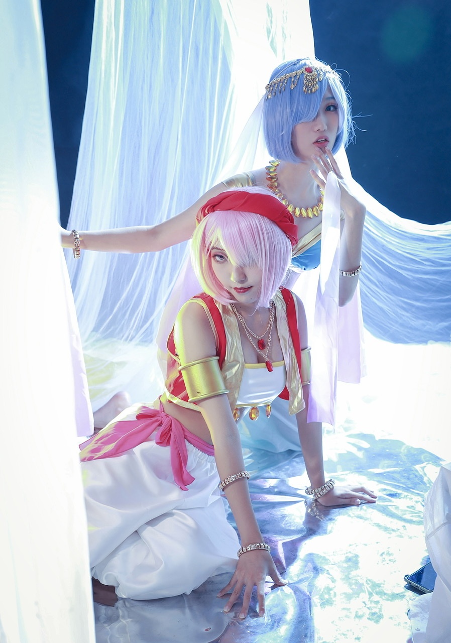 叶唯唯星辰拉姆蕾姆阿拉伯之夜Cosplay4