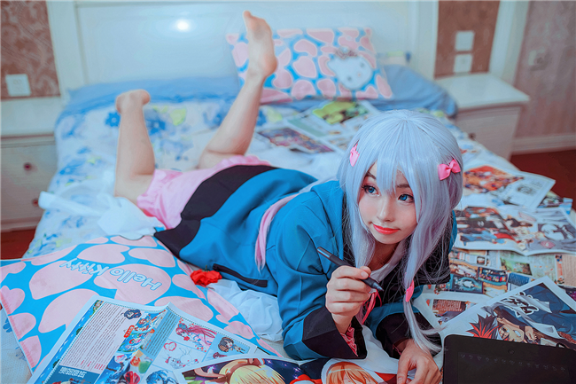 田中埃罗芒阿老师和泉雾纱Cosplay6