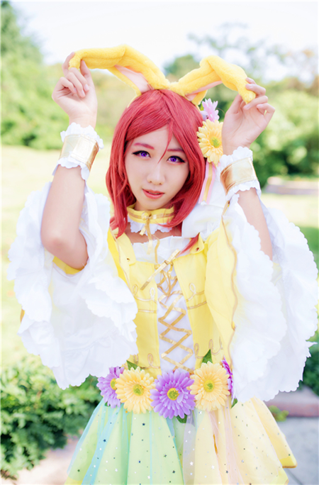 筎桑桑想成仙LoveLive西木野真姬花束觉醒Cosplay6