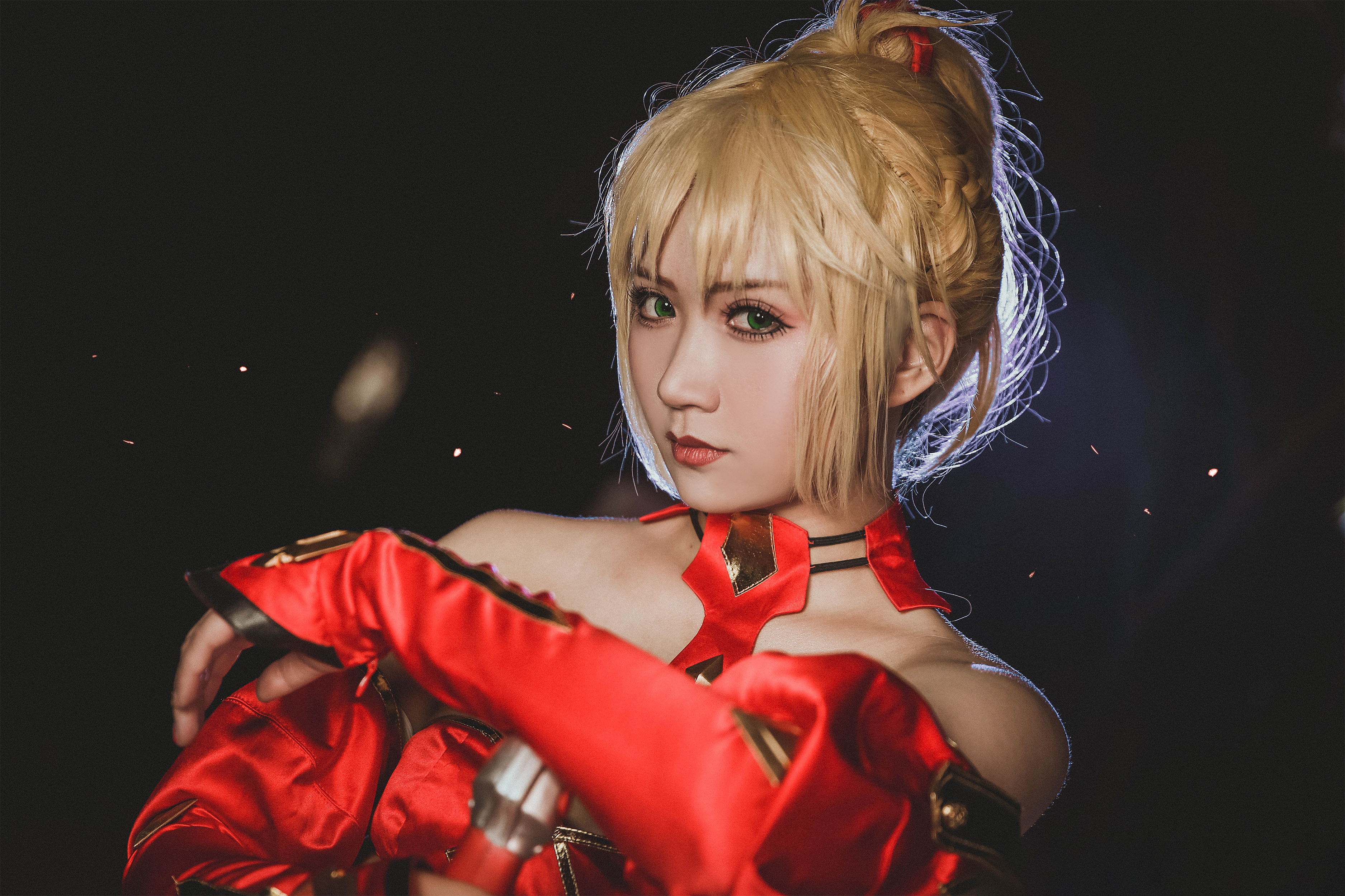 一只郁_可爱_凛Fate/Apocrapha莫德雷德CosPlay7